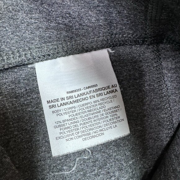 Nike Dri-Fit Leggings Gray Capri Pull On Skinny Women’s Size Small - Picture 7 of 11